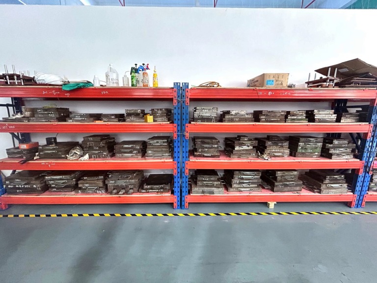 Mold storage area