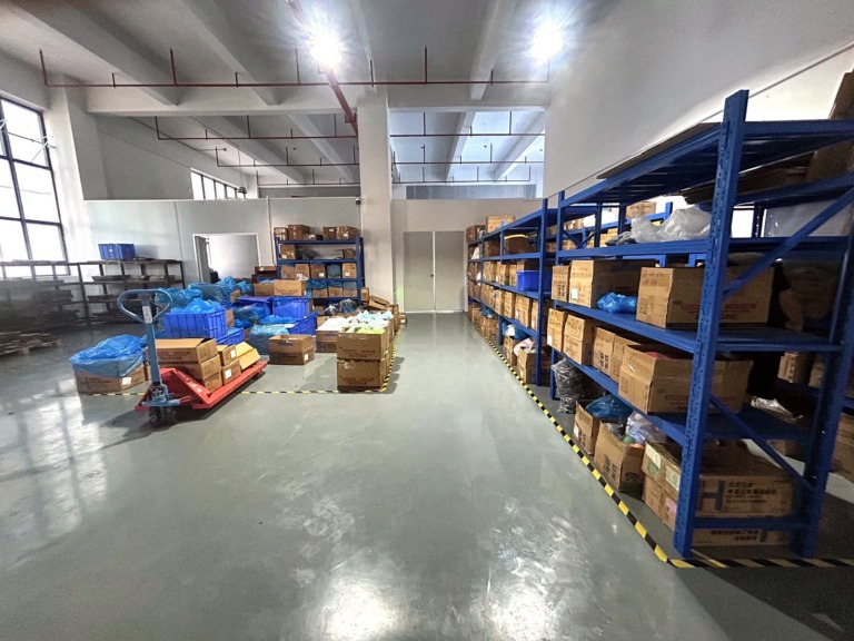 Finished goods storage area