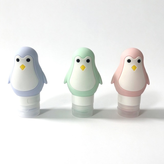 Silicone Travel Bottle 90ml (Penguin Shape)